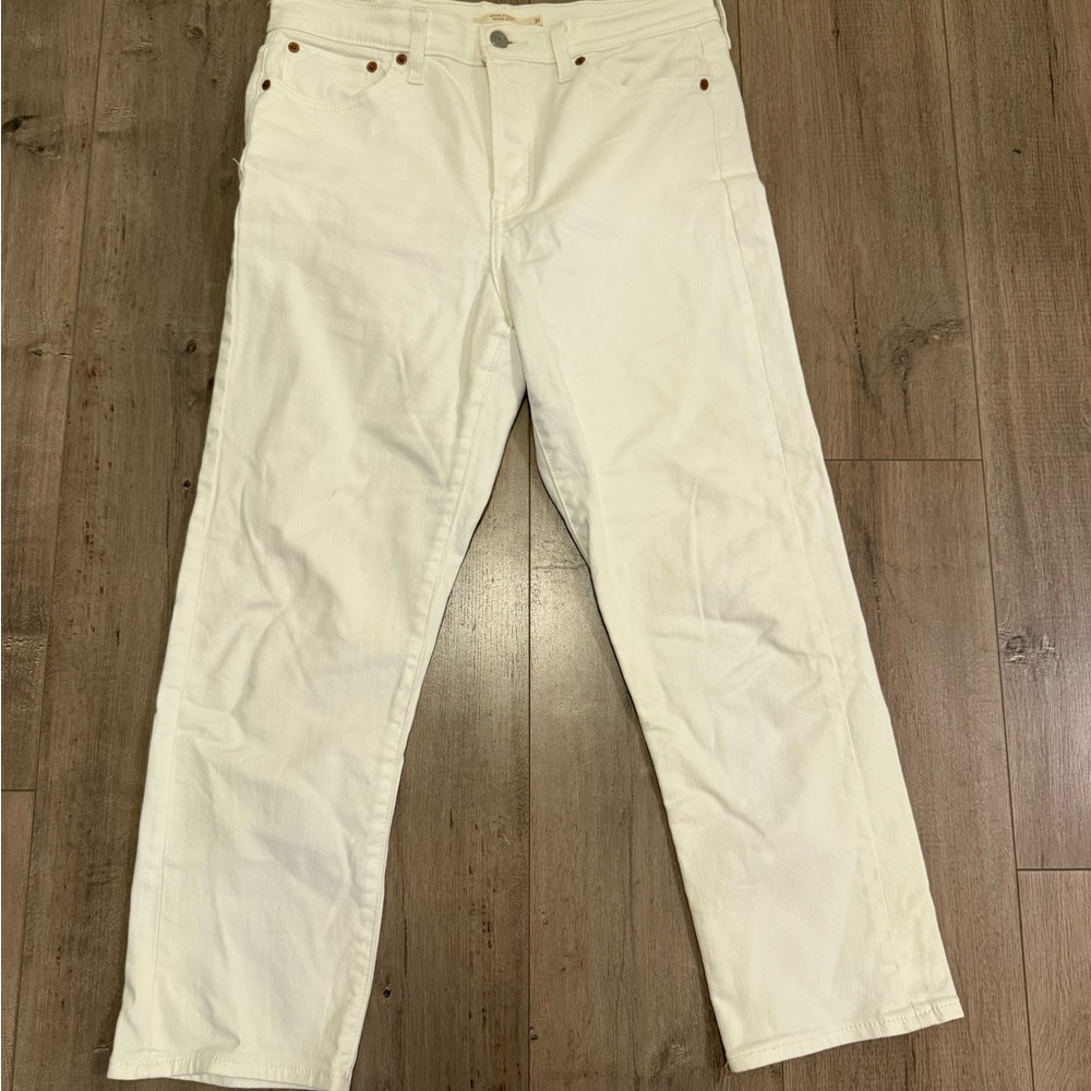 Levi's Women's Boyfriend Jeans in White